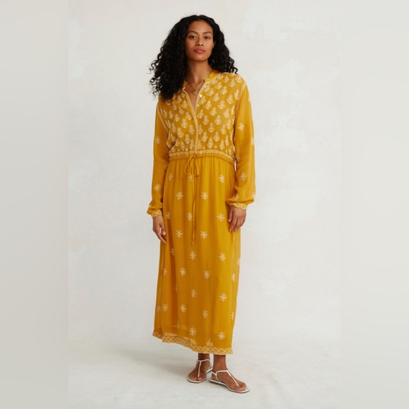 Chan Luu Dresses & Skirts - NWT Chan Luu- Embroidered Long Sleeve Dress